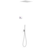 Kit termostático electrónico ducha empotrado 2-vías SHOWER-TECHNOLOGY cromo - 09286552 1