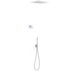 Kit termostático electrónico ducha empotrado 2-vías SHOWER-TECHNOLOGY cromo - 09286552 - Tres