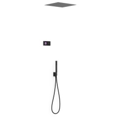 Kit termostático electrónico ducha empotrado 2-vías SHOWER-TECHNOLOGY negro mate - 09286552NM - Tres