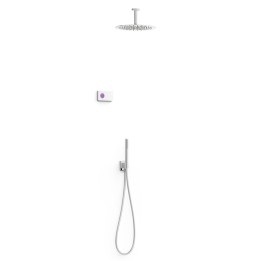 Kit termostático electrónico ducha empotrado 2-vías SHOWER-TECHNOLOGY cromo - 09286567 1