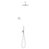 Kit termostático electrónico ducha empotrado 2-vías SHOWER-TECHNOLOGY cromo - 09286567 1