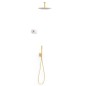 Kit termostático electrónico ducha empotrado 2-vías SHOWER-TECHNOLOGY oro mate - 09286567OM Kit termostático electrónico ducha empotrado 2-vías SHOWER-TECHNOLOGY oro mate - 09286567OM