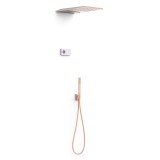 Kit termostático electrónico ducha empotrado 3-vías SHOWER-TECHNOLOGY oro rosa mate - 09286308OPM 1