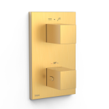 Termostático ducha empotrado 2-vías THERM-BOX oro mate - 00625001OM 1
