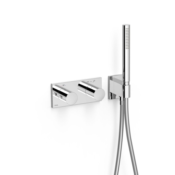 Termostático baño-ducha 2-vías B-SYSTEM cromo - 30735201 1