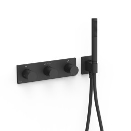 Termostático baño-ducha 3-vías B-SYSTEM negro mate - 30735301NM 1