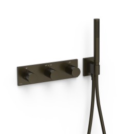 Termostático baño-ducha 3-vías B-SYSTEM negro bronce - 30735301KMB 1