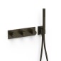 Termostático baño-ducha 3-vías B-SYSTEM negro bronce - 30735301KMB