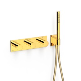 Termostático baño-ducha 3-vías B-SYSTEM oro brillo - 30735301OR 1