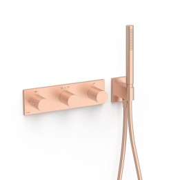 Termostático baño-ducha 3-vías B-SYSTEM oro rosa mate - 30735301OPM 1