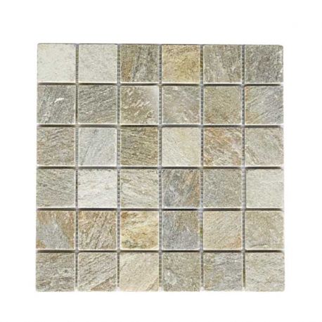 Malla Mosaico Piedra Natural MOS-003 IRIS 5x5 - Tercocer