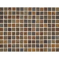 Malla Mosaico Piedra Natural MOS-007 MULTICOLOR 2,5x2,5 - Tercocer 1