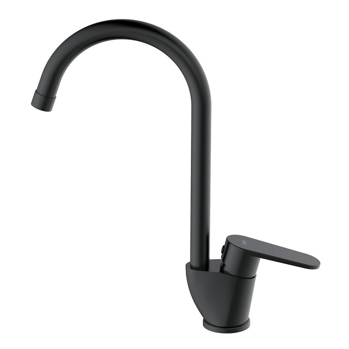 Monomando fregadero LUCA negro mate - 14657/N 1