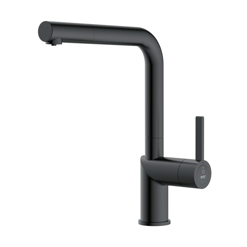 Monomando fregadero osmosis DOHA negro mate - 82701/N