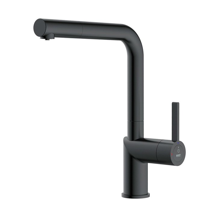 Monomando fregadero osmosis DOHA negro mate - 82701/N 1