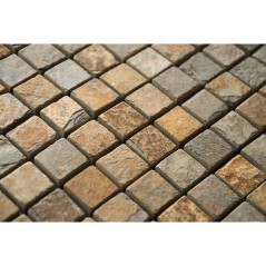 Malla Mosaico Piedra Natural MOS-007 MULTICOLOR 2,5x2,5 - Tercocer 2