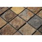 Malla mosaico piedra natural MOS-008 MULTICOLOR 5x5 - Tercocer