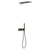 Kit termostático ducha empotrado 2-vías B-SYSTEM negro bronce - 30725205KMB 1