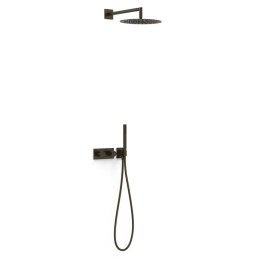 Kit termostático ducha empotrado 2-vías B-SYSTEM negro bronce - 30735204KMB 1