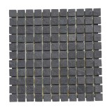 Malla Mosaico Piedra Natural MOS-011 NEGRO 2,5x2,5 - Tercocer