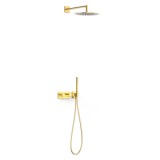 Kit termostático ducha empotrado 2-vías B-SYSTEM oro brillo - 30735204OR 1