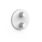 Termostático ducha empotrado 2-vías THERM-BOX blanco mate - 26225001BM