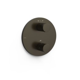 Termostático ducha empotrado 2-vías THERM-BOX negro bronce - 26225001KMB 1