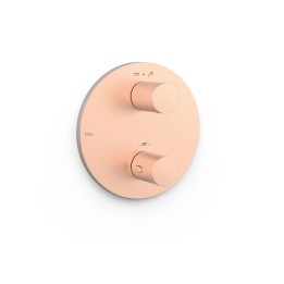 Termostático ducha empotrado 2-vías THERM-BOX oro rosa mate - 26225001OPM 1