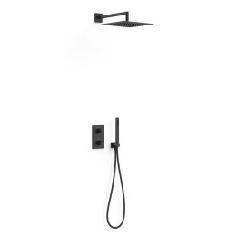 Kit termostático ducha empotrado 2-vías THERM-BOX negro mate - 21135004NM 1