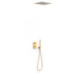 Kit termostático ducha empotrado 2-vías THERM-BOX oro mate - 00635005OM 1