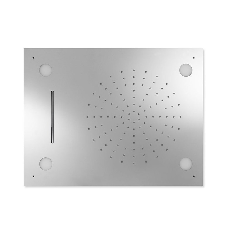 Rociador ducha a techo CROMOTERAPIA 500x650mm cromo - 29997201