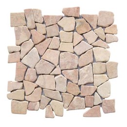 Malla Mosaico Piedra Natural MOS-102 ROSADO - Tercocer