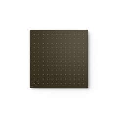 Rociador ducha a techo TRES 405x405mm negro bronce - 13495101KMB - Tres