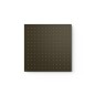 Rociador ducha a techo TRES 405x405mm negro bronce - 13495101KMB