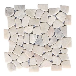 Malla Mosaico Piedra Natural MOS-103 BLANCO - Tercocer