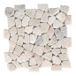 Malla mosaico piedra natural MOS-103 BLANCO - Tercocer