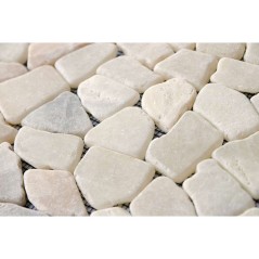 Malla Mosaico Piedra Natural MOS-103 BLANCO - Tercocer