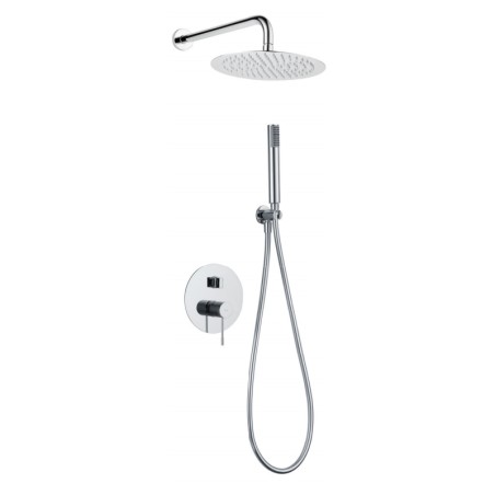 Kit monomando ducha empotrado 2-vías LINE cromo - GPD038 - Imex