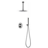 Kit termostático ducha empotrado 2-vías TOP níquel cepillado - GTQ038/NQ 1