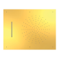 Rociador ducha a techo 500x650mm oro brillo - 29997001OR