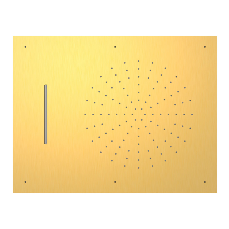 Rociador ducha a techo 500x650mm oro mate - 29997001OM
