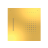 Rociador ducha a techo 500x500mm oro brillo - 29995501OR 1