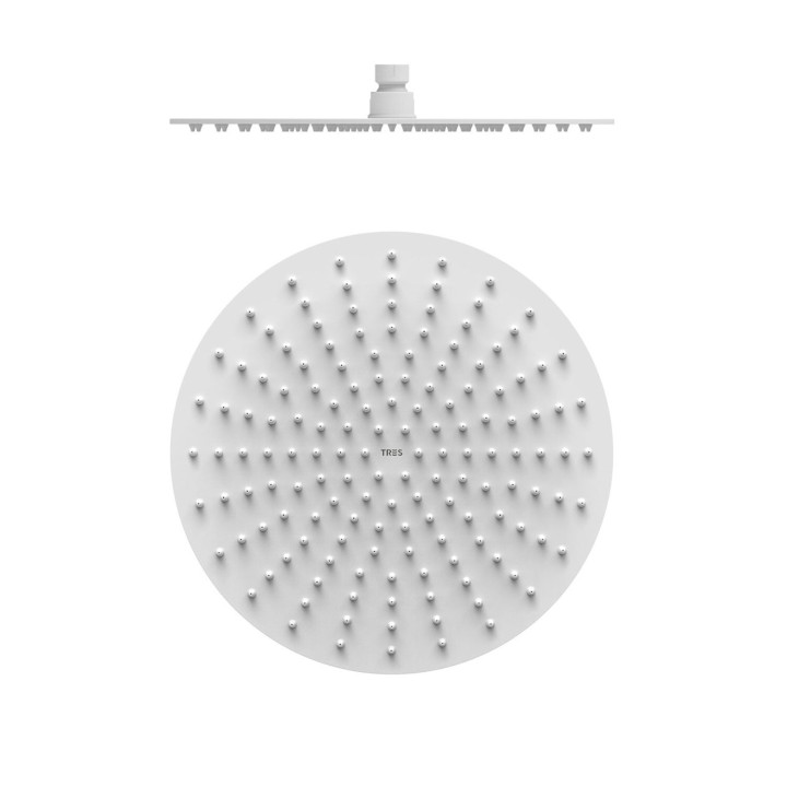 Rociador ducha TRES Ø 300 mm. blanco mate - 134315010BM 1