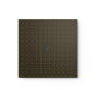Rociador ducha a techo TRES 405x405mm negro bronce - 13495102KMB
