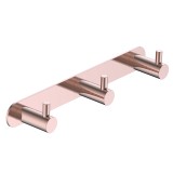 Percha triple ESSENTIAL oro rosa cepillado - CAE001-02/ORC 1