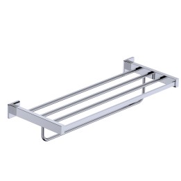 Toallero barra múltiple TECHNIC cromo - CAT002-05 1