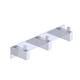 Perchero triple TECHNIC cromo - CAT002-02 1