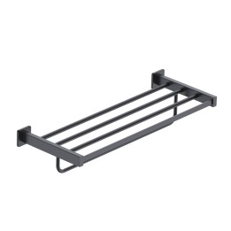 Toallero barra múltiple TECHNIC negro mate - CAT002-05/NG 1