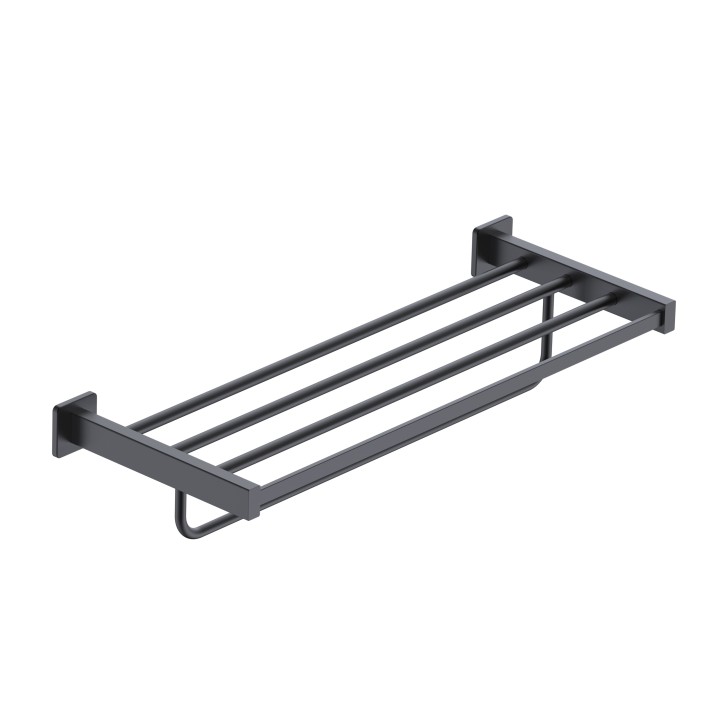 Toallero barra múltiple TECHNIC negro mate - CAT002-05/NG 1