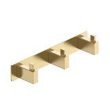 Perchero triple TECHNIC oro cepillado - CAT002-02/OC 1